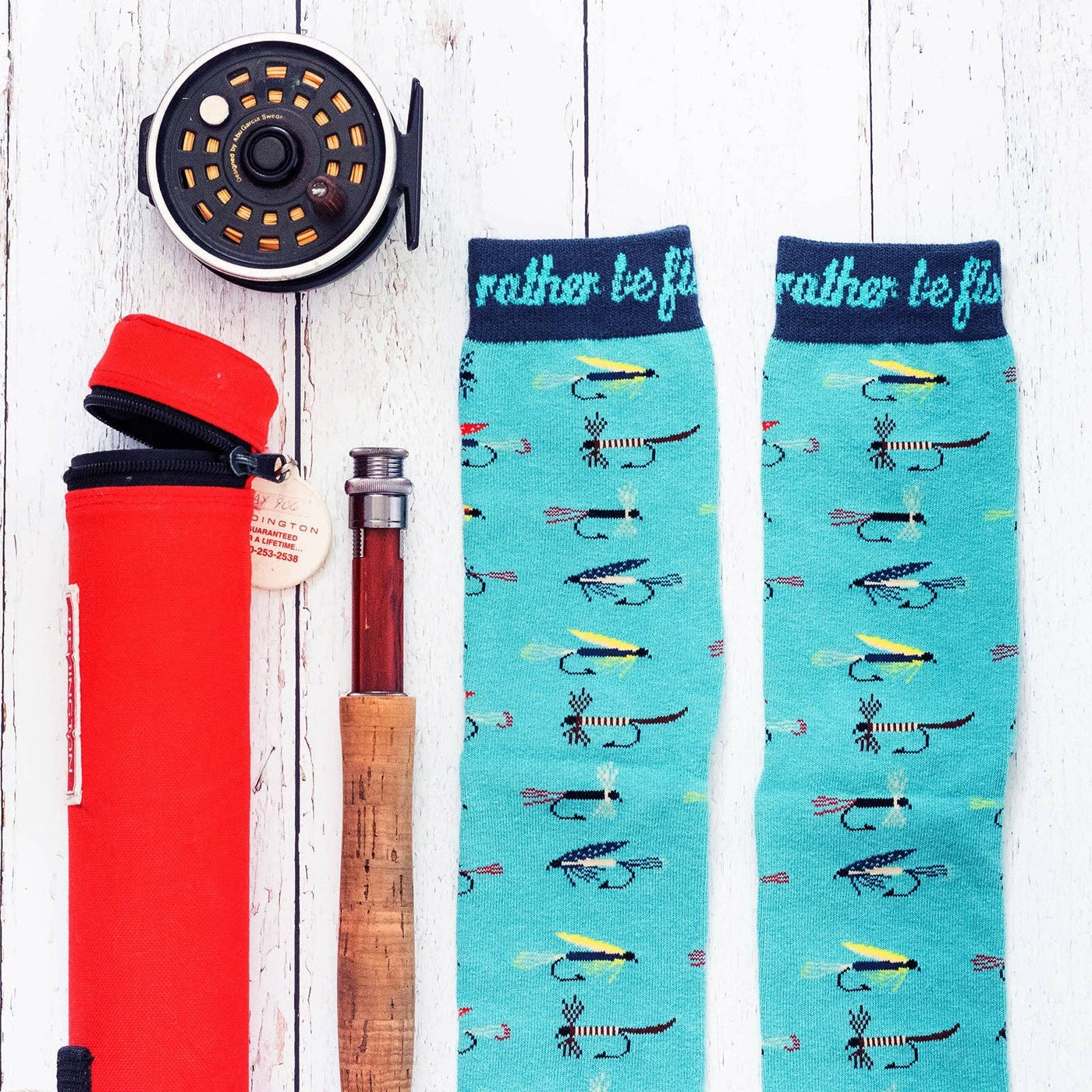 I'd Rather Be Fly Fishing Socks